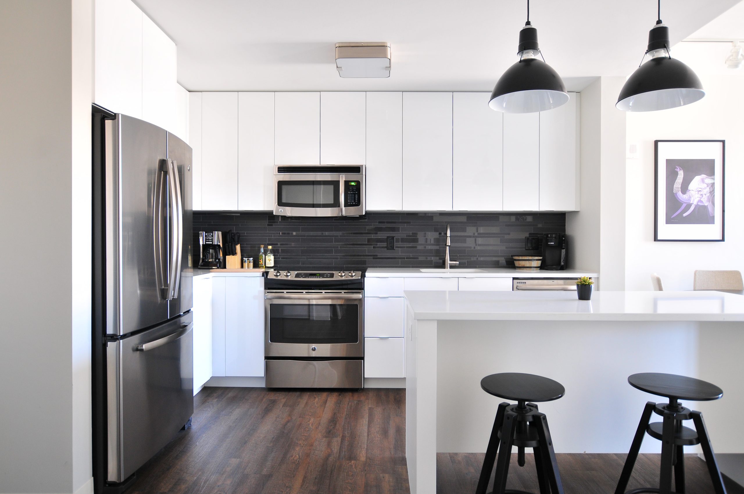 Modern apartment kitchen